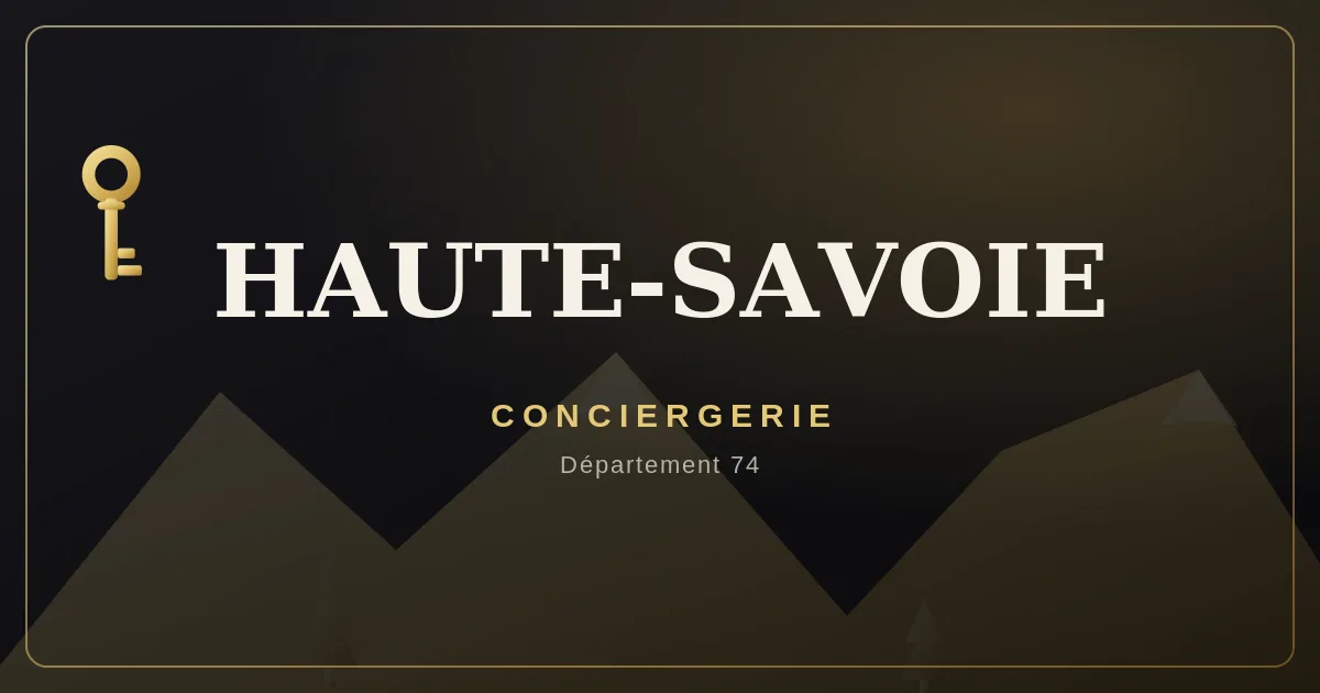 Conciergerie Haute-Savoie