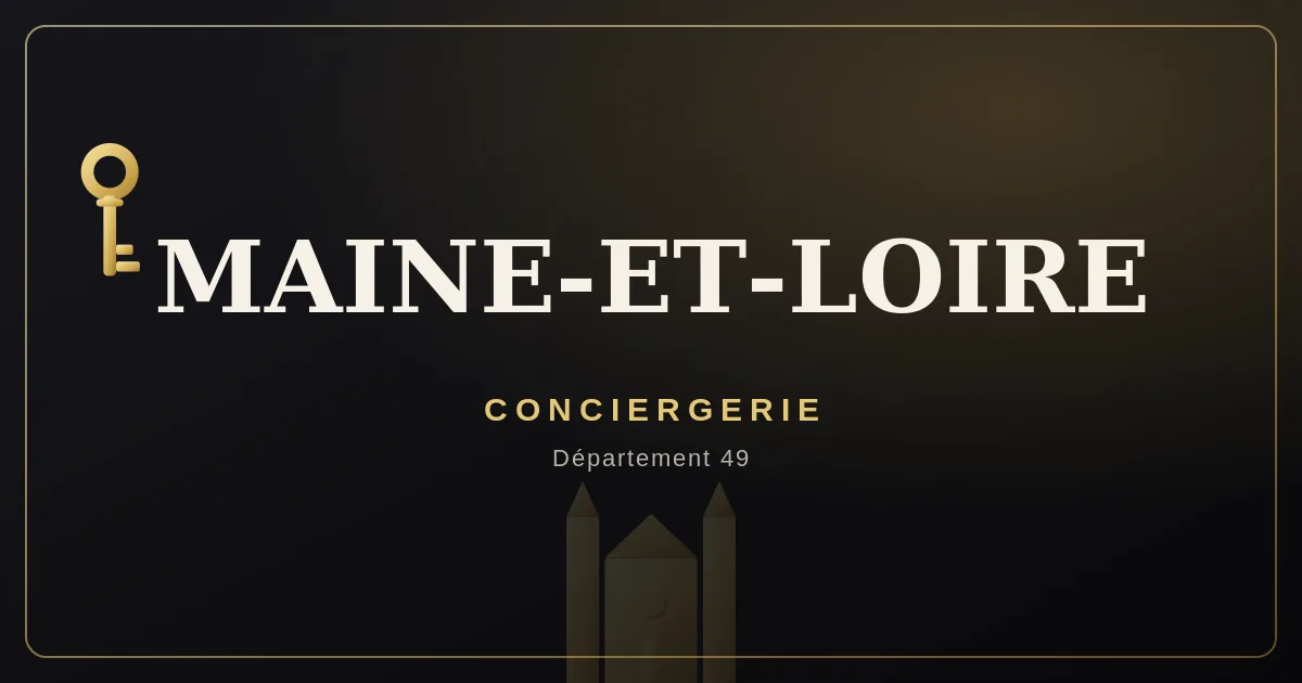 Conciergerie Maine-et-Loire