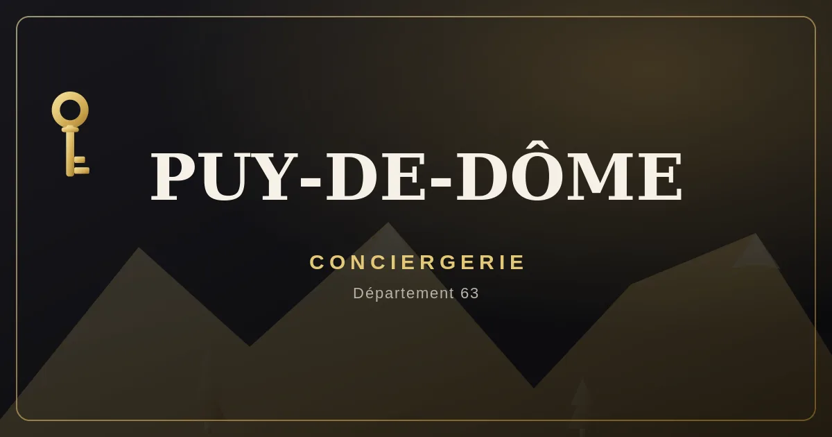 Conciergerie Puy-de-Dôme